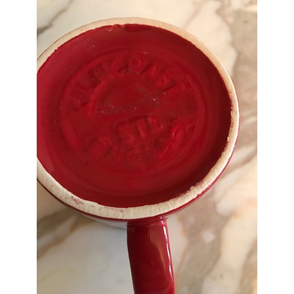 84th Railsplitters Division Red Ceramic Mug Gold Rimmed - Picture 4 of 5